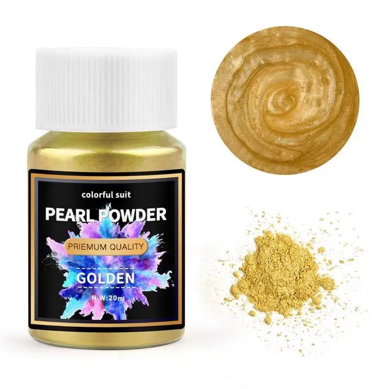 24 Color Pearlescent Mica Powder Resin Pigment Set 19