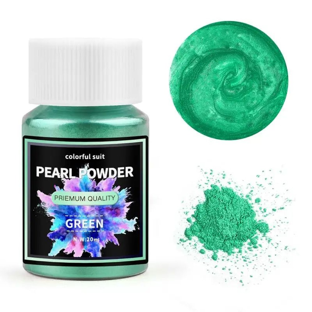 24 Color Pearlescent Mica Powder Resin Pigment Set 20