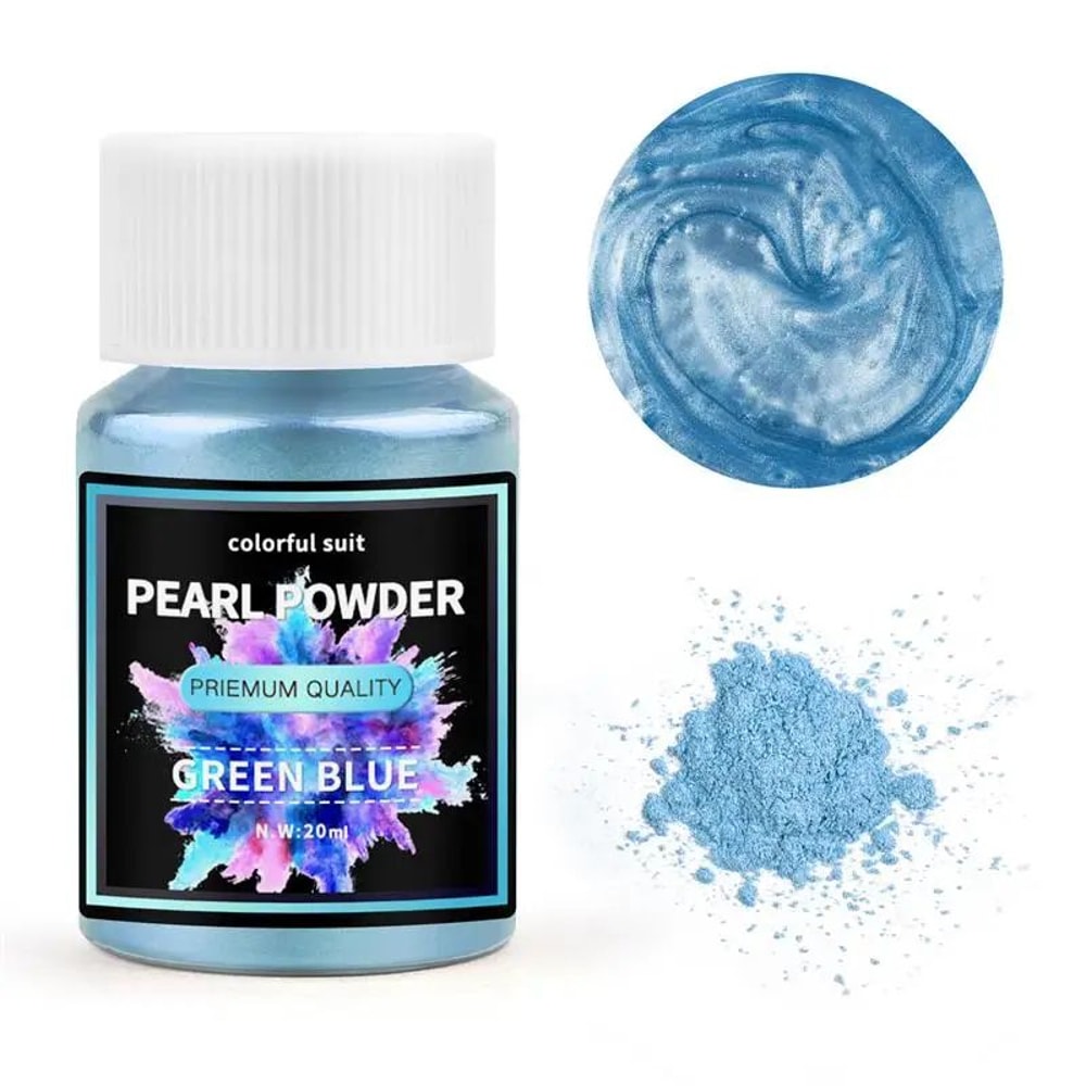 24 Color Pearlescent Mica Powder Resin Pigment Set 21