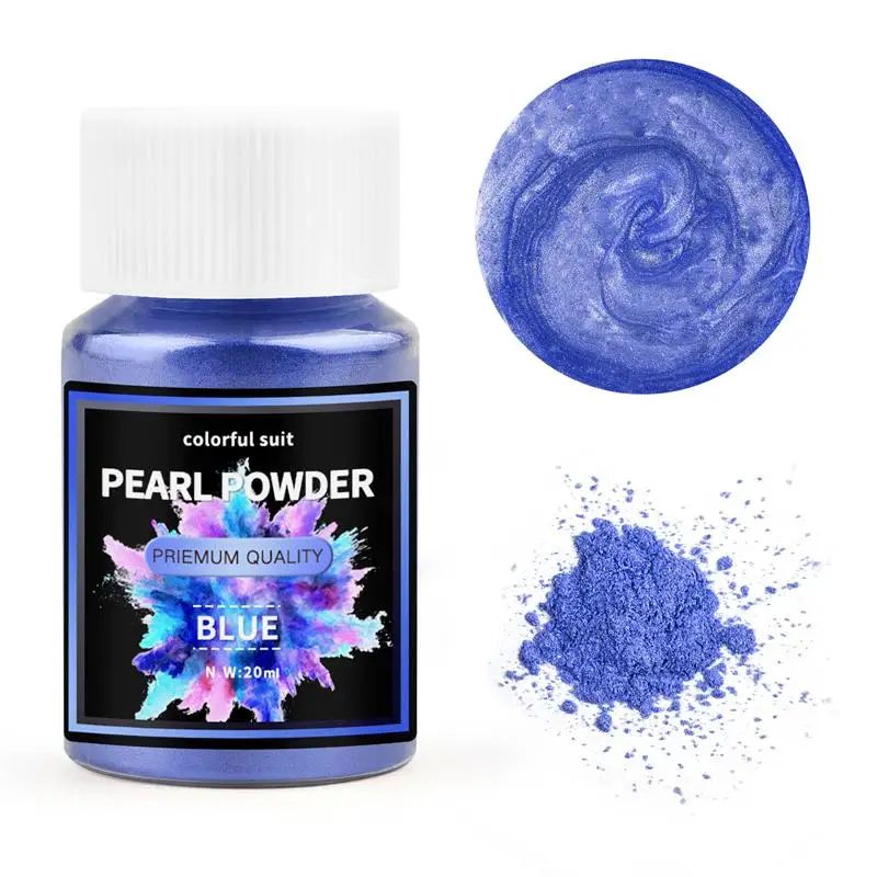 24 Color Pearlescent Mica Powder Resin Pigment Set 23