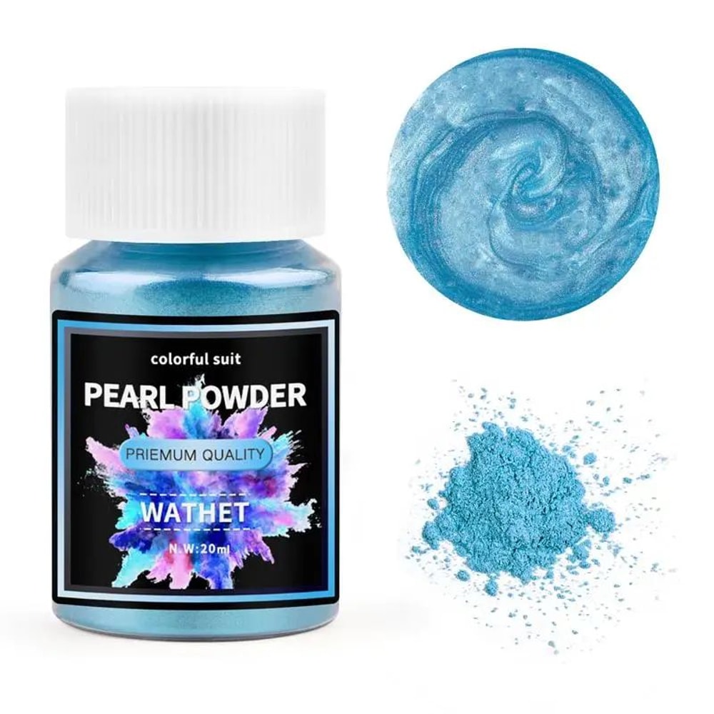 24 Color Pearlescent Mica Powder Resin Pigment Set 24