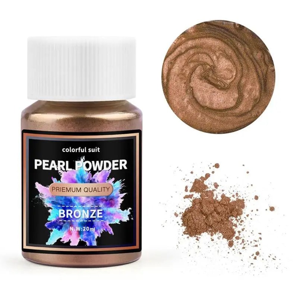 24 Color Pearlescent Mica Powder Resin Pigment Set 28