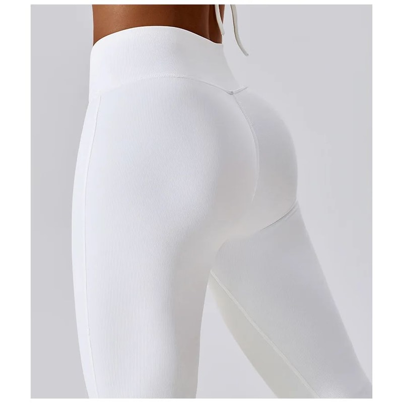 Womens High Waist Flared Yoga Fitness Leggings 10