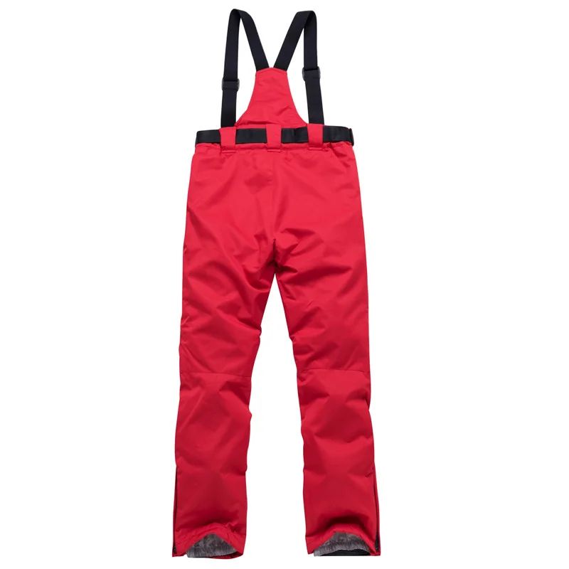 Unisex Waterproof Snowboard Ski Pants With Suspenders 14