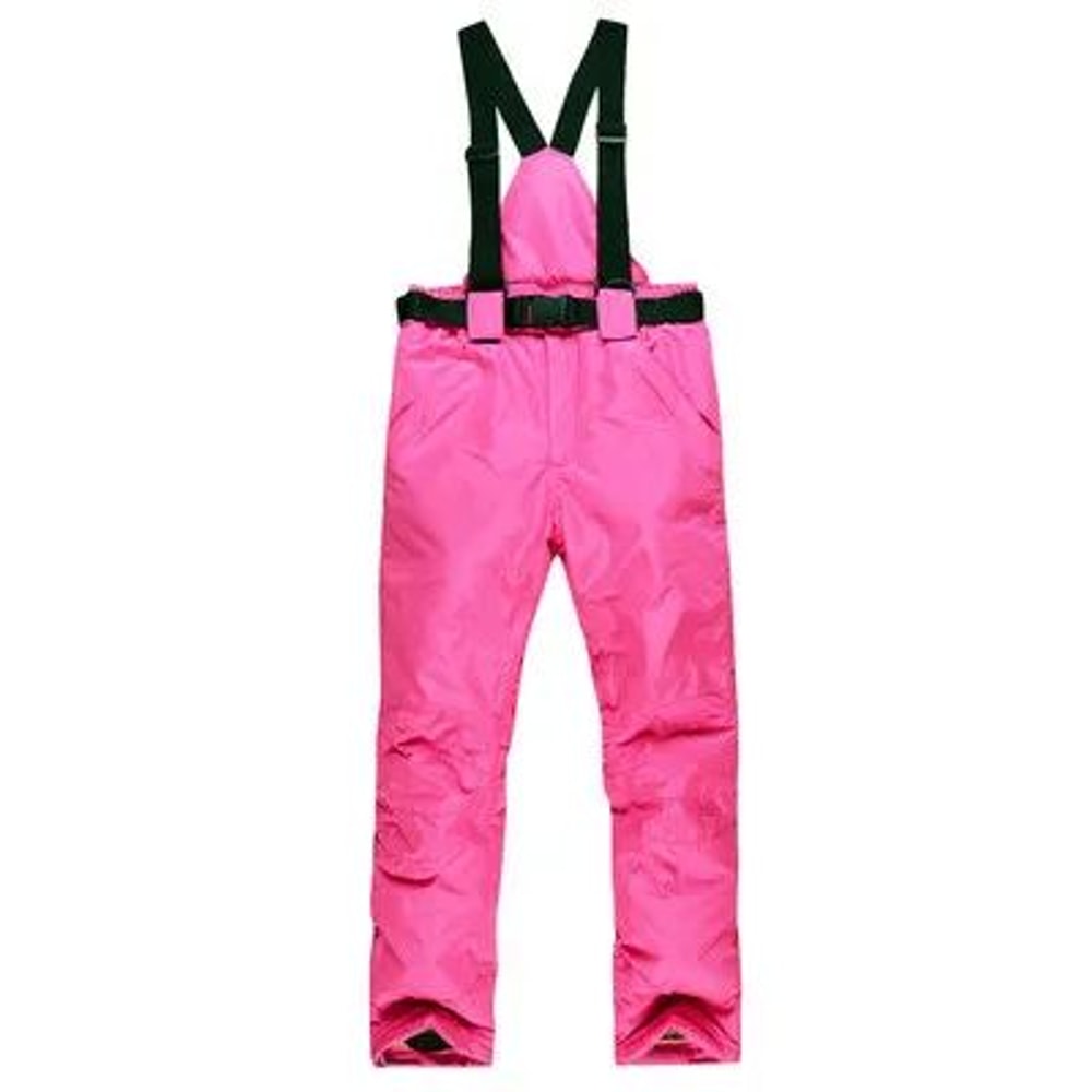 Unisex Waterproof Snowboard Ski Pants With Suspenders 15