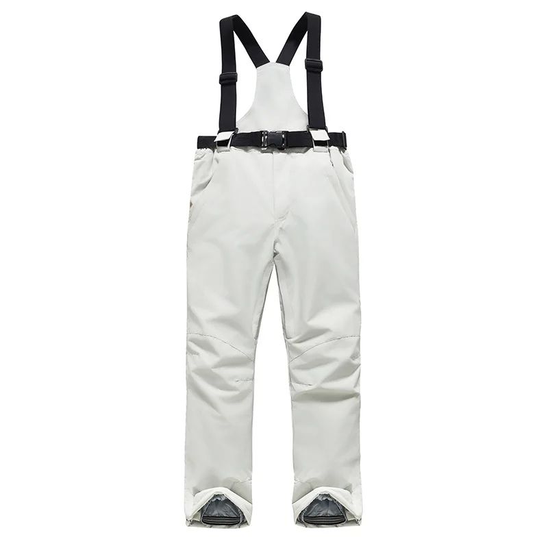 Unisex Waterproof Snowboard Ski Pants With Suspenders 16
