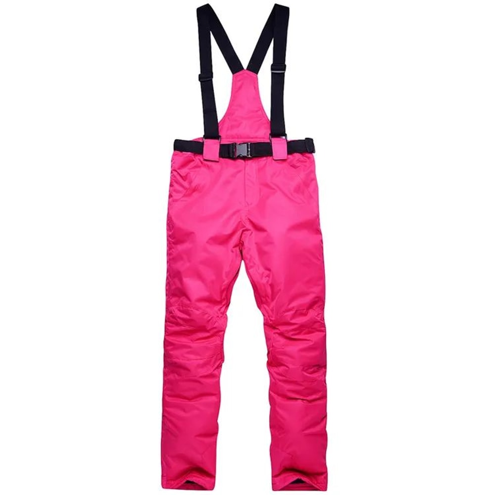 Unisex Waterproof Snowboard Ski Pants With Suspenders 10