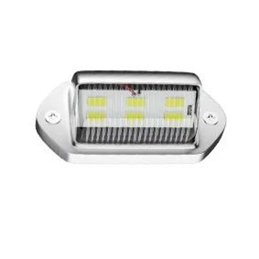 2PCS 6 LED Waterproof License Plate Light For Cars 8