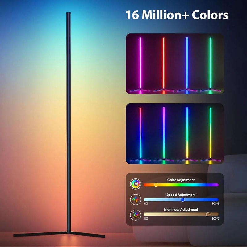 RGB Dream Color Music Sync LED Floor Lamp 2