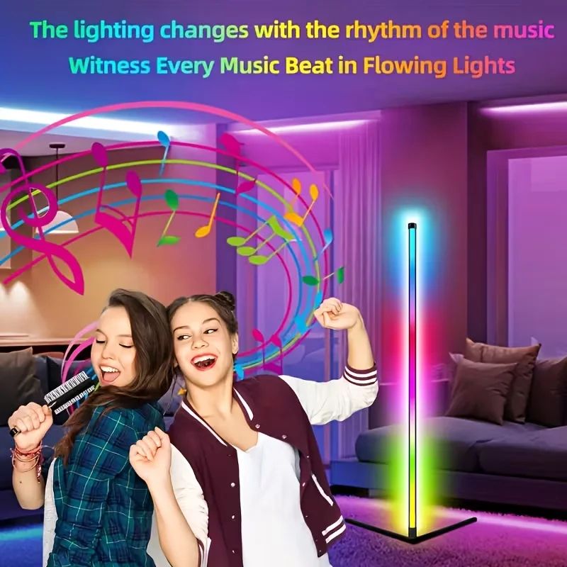 RGB Dream Color Music Sync LED Floor Lamp 7