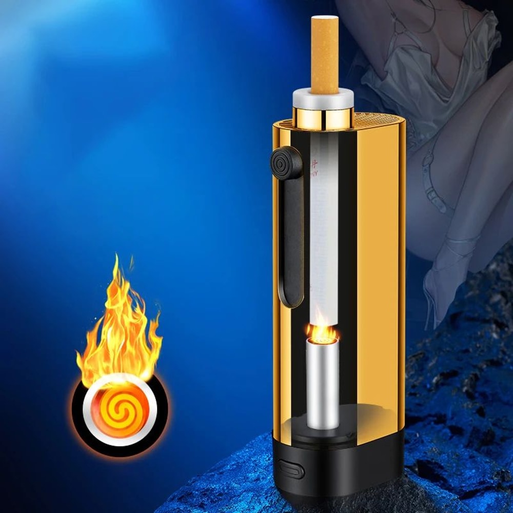 Portable Car Ashtray With Cigarette Lighter 5