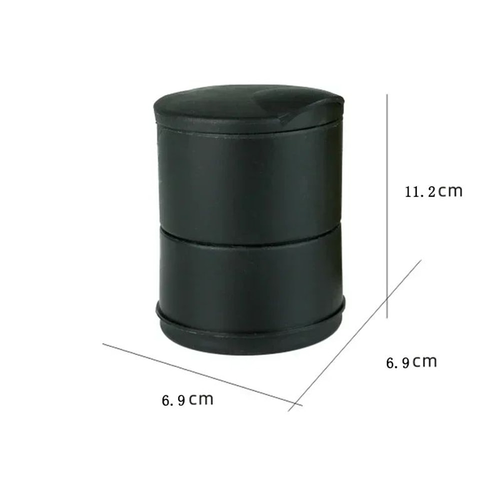 Portable LED Car Ashtray Cup Holder With Lid 4