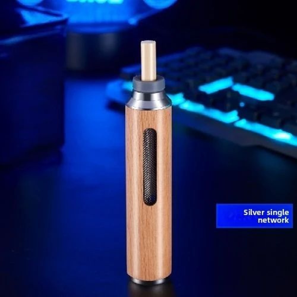 Portable Walnut Wood Car Ashtray With Filter 10