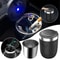 LED Portable Car Ashtray Cup Holder With Lid 0