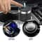 LED Portable Car Ashtray Cup Holder With Lid 2