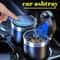 LED Portable Car Ashtray Cup Holder With Lid 4