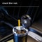 LED Portable Car Ashtray Cup Holder With Lid 8