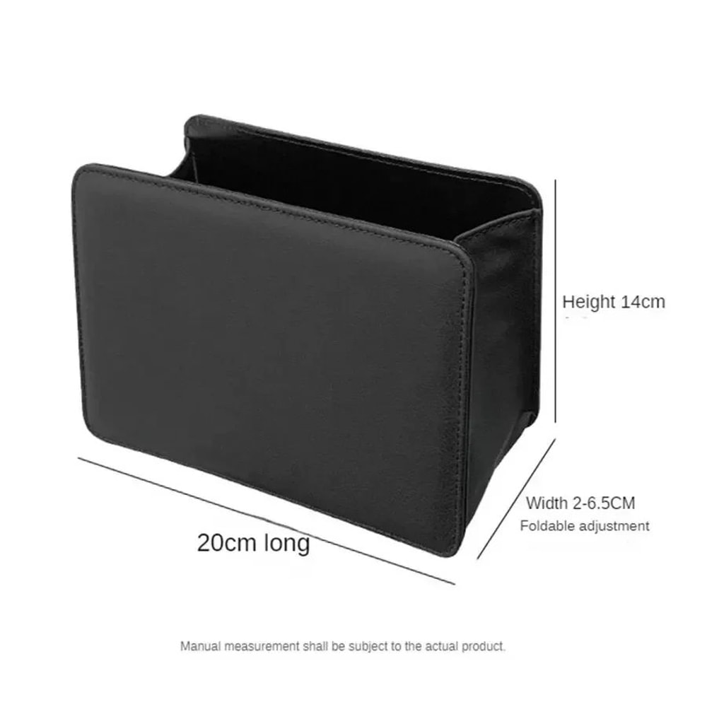 Foldable Car Trash Can Door Hanging Storage Box 2