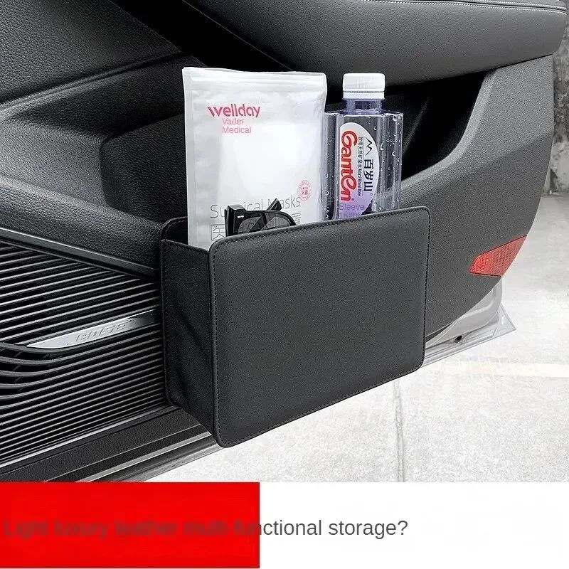 Foldable Car Trash Can Door Hanging Storage Box 3