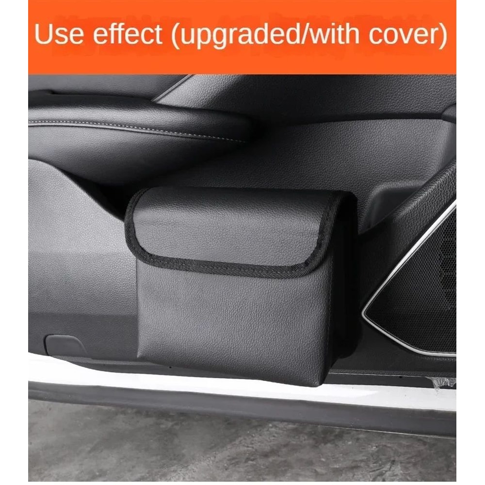 Foldable Car Trash Can Door Hanging Storage Box 6
