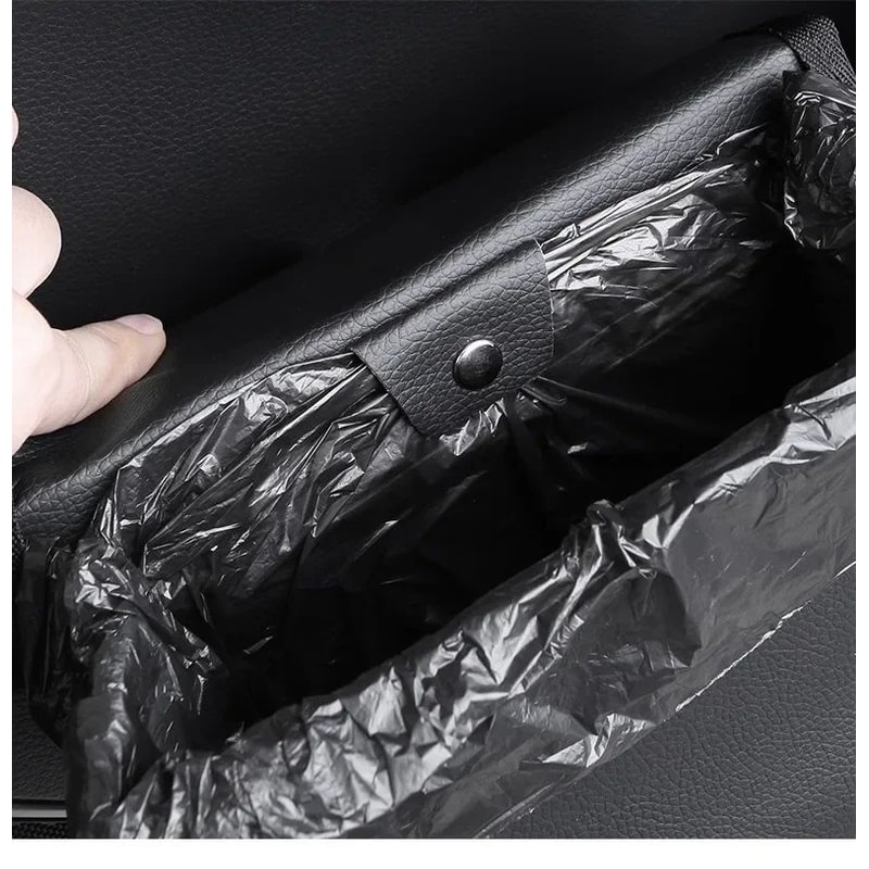 Foldable Car Trash Can Door Hanging Storage Box 7