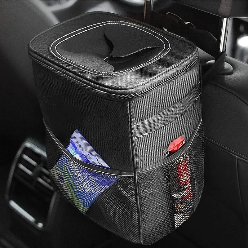 Waterproof Foldable Car Trash Can Hanging Organizer 6