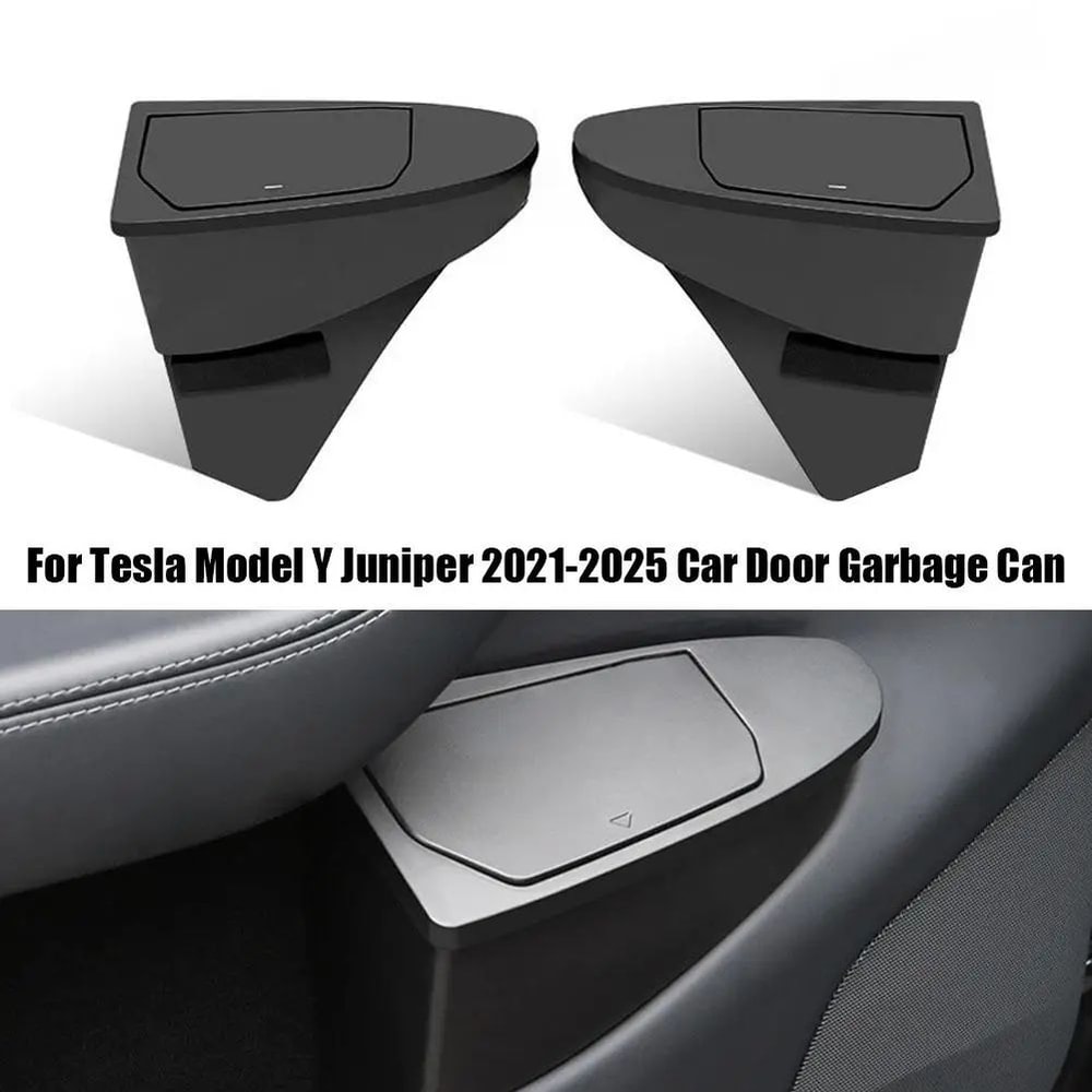 Tesla Model Y Juniper Front Door Trash Can Storage Box 6
