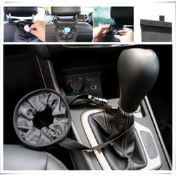 mazda seat back hanging car trash bag organizer