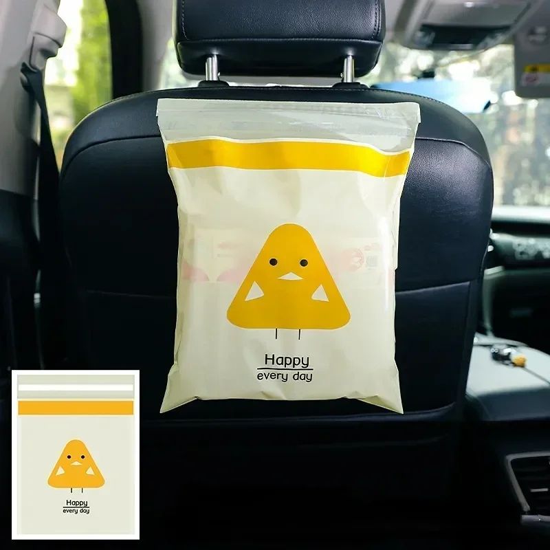 Disposable Self Adhesive Car Trash Bag Organizer 0