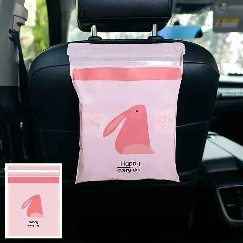 Disposable Self Adhesive Car Trash Bag Organizer 3
