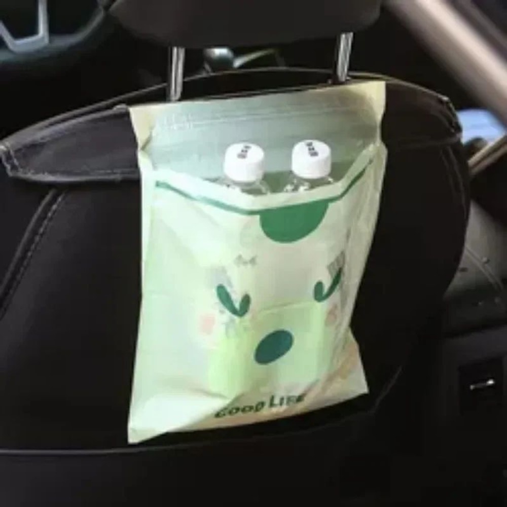 Disposable Self Adhesive Car Trash Bag Organizer 5
