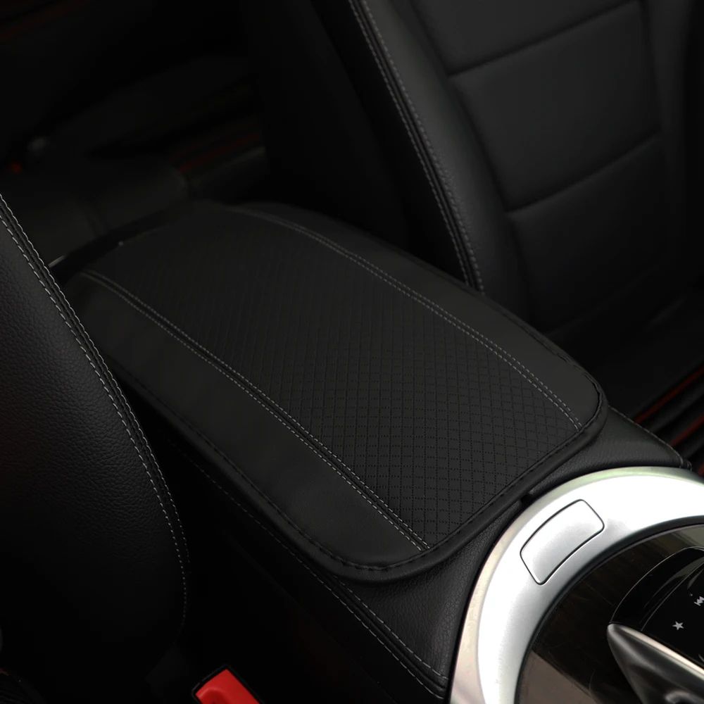 PU Leather Waterproof Car Armrest Cushion Pad 3