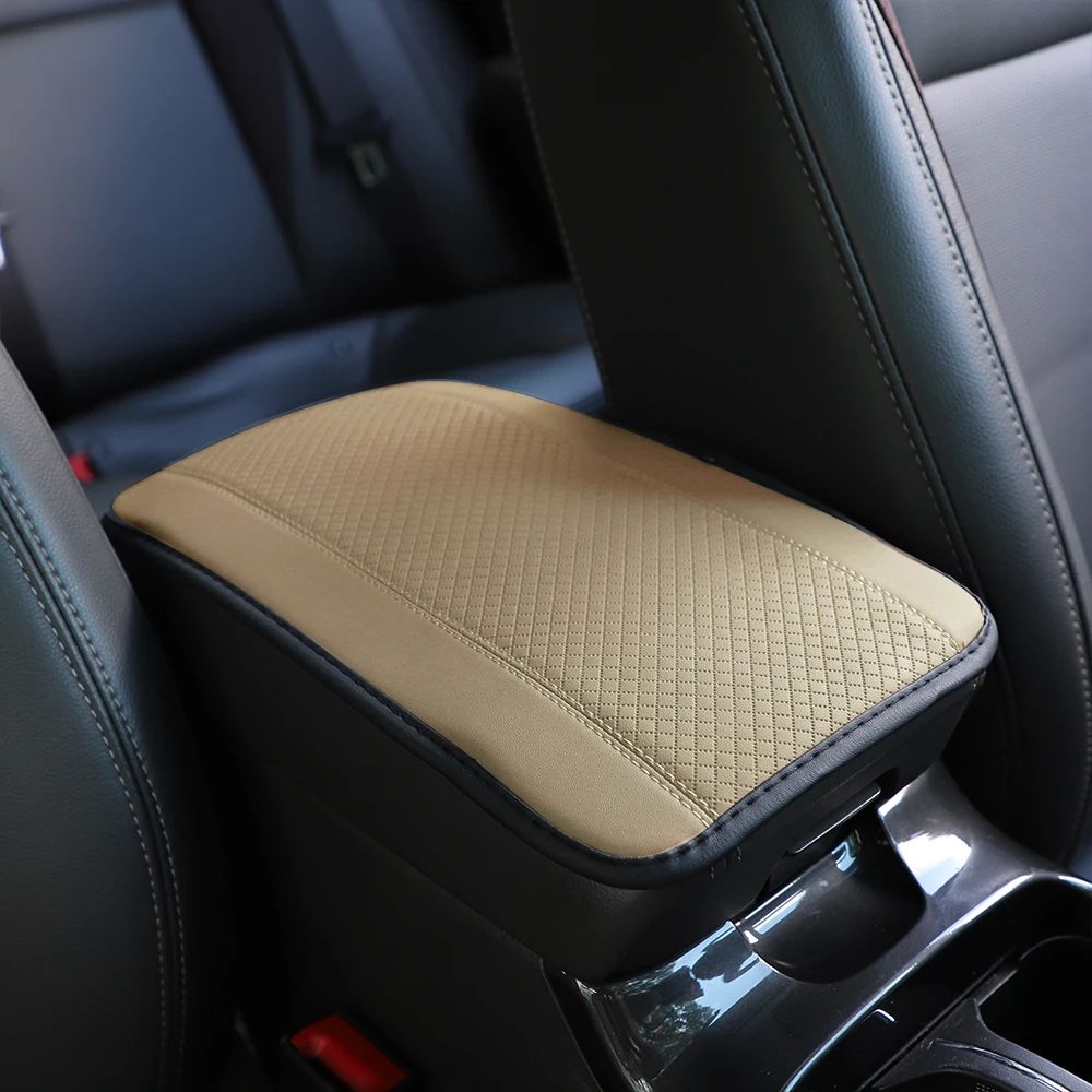 PU Leather Waterproof Car Armrest Cushion Pad 9
