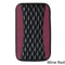 Universal PU Leather Car Armrest Cover Pad Black Red 10
