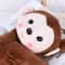 Cute Monkey Hanging Car Tissue Box Holder Coffee Color 3
