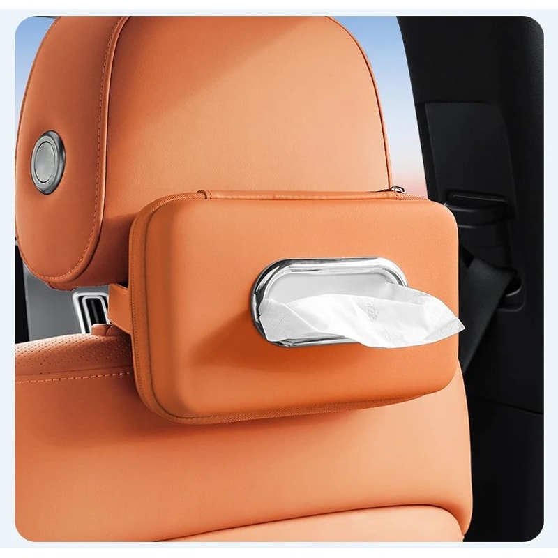 Multifunctional Car Tissue Box Holder Hanging Organizer 6