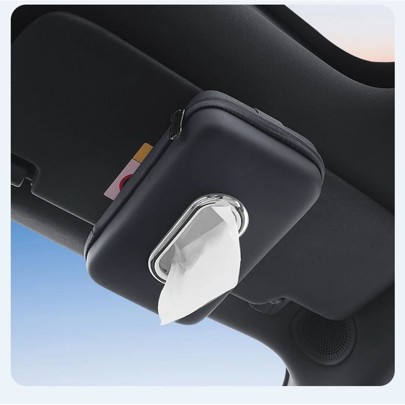 Multifunctional Car Tissue Box Holder Hanging Organizer 7