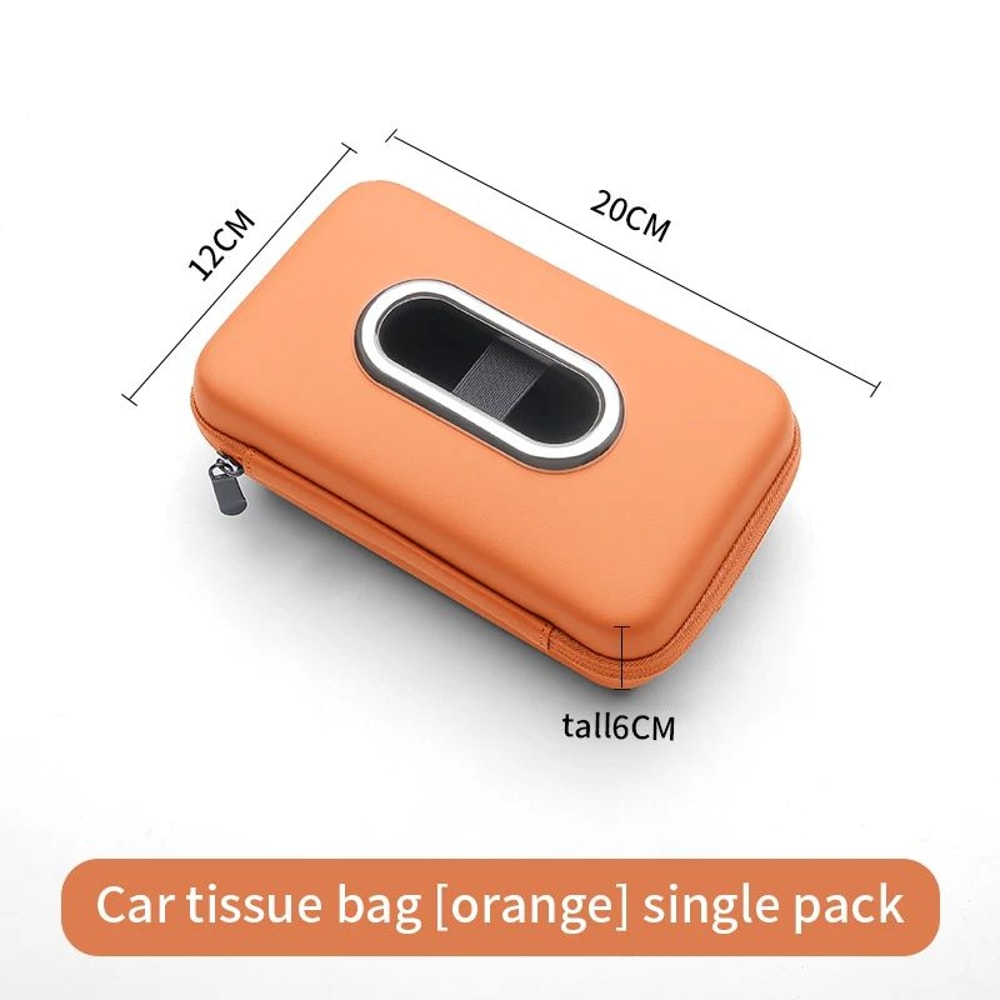 Multifunctional Car Tissue Box Holder Hanging Organizer 8