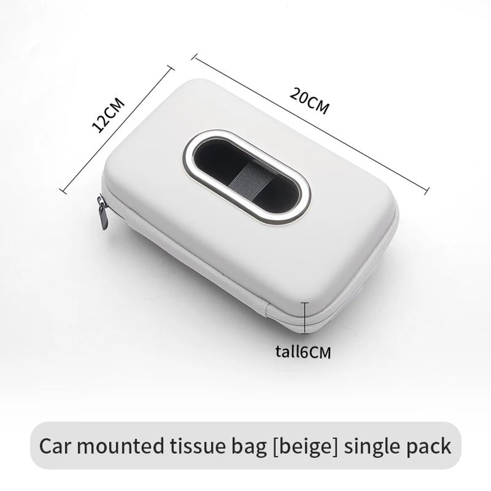 Multifunctional Car Tissue Box Holder Hanging Organizer 11