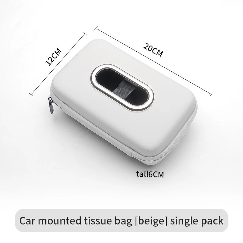 Multifunctional Car Tissue Box Holder Hanging Organizer 11