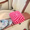 High End Striped Plush Hanging Car Tissue Box 6