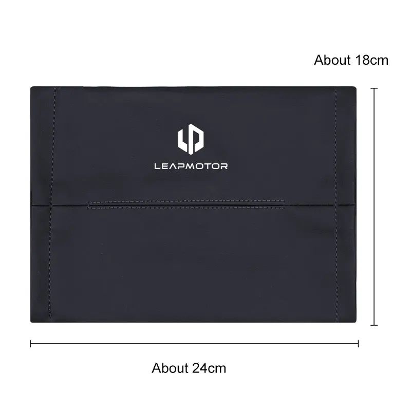 Leather Car Tissue Holder For Leapmotor T03 C11 C10 5