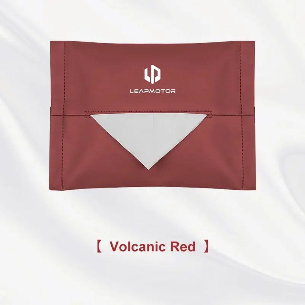 Leather Car Tissue Holder For Leapmotor T03 C11 C10 8