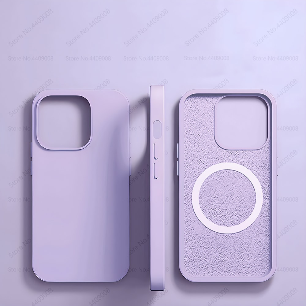 MagSafe Magnetic Liquid Silicone Case For IPhone 1514131211 Pro Max Wireless Charging Cover 8