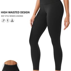 super soft high waist tummy control yoga workout leggings