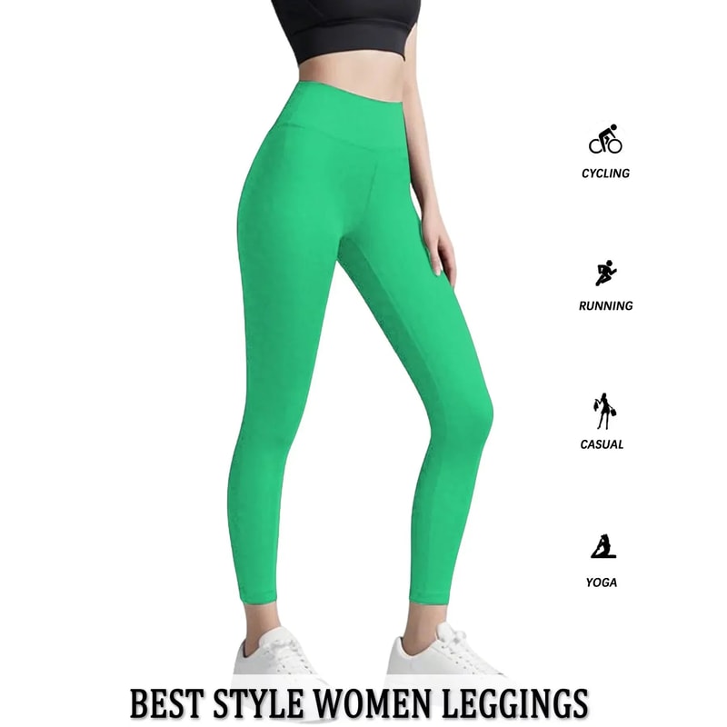 Super Soft High Waist Tummy Control Yoga Workout Leggings 10
