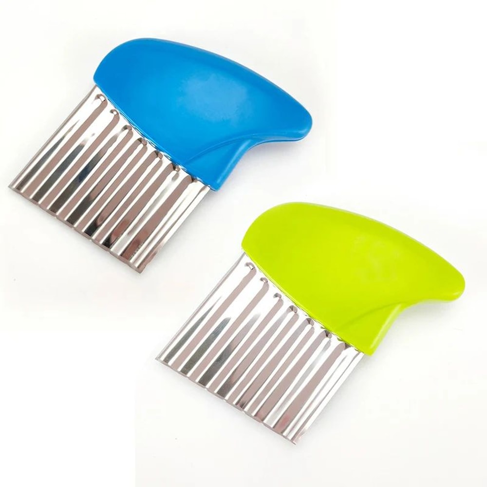 Stainless Steel Wavy Potato Cutter French Fries Slicer 14