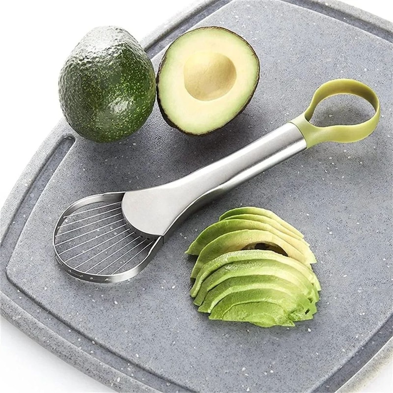 Stainless Steel Avocado Slicer Fruit Cutter Peeler Tool 5
