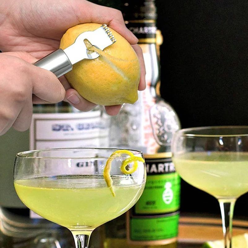 Stainless Steel Lemon Zester Grater Kitchen Peeler Tool 9