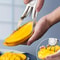 Stainless Steel Mango Slicer Peeler And Fruit Cutter Tool 0